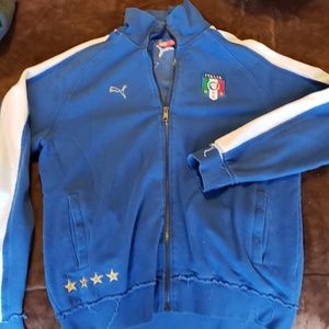 Italy soccer warmup jacket